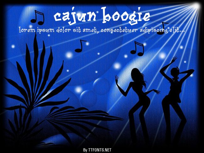 Cajun Boogie example